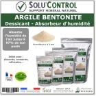 Absorbeur d’Humidité Naturel - Argile Bentonite Semoulette, SOLU