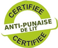 housse certifiée anti-punaise de lit par un laboratoire indépendant